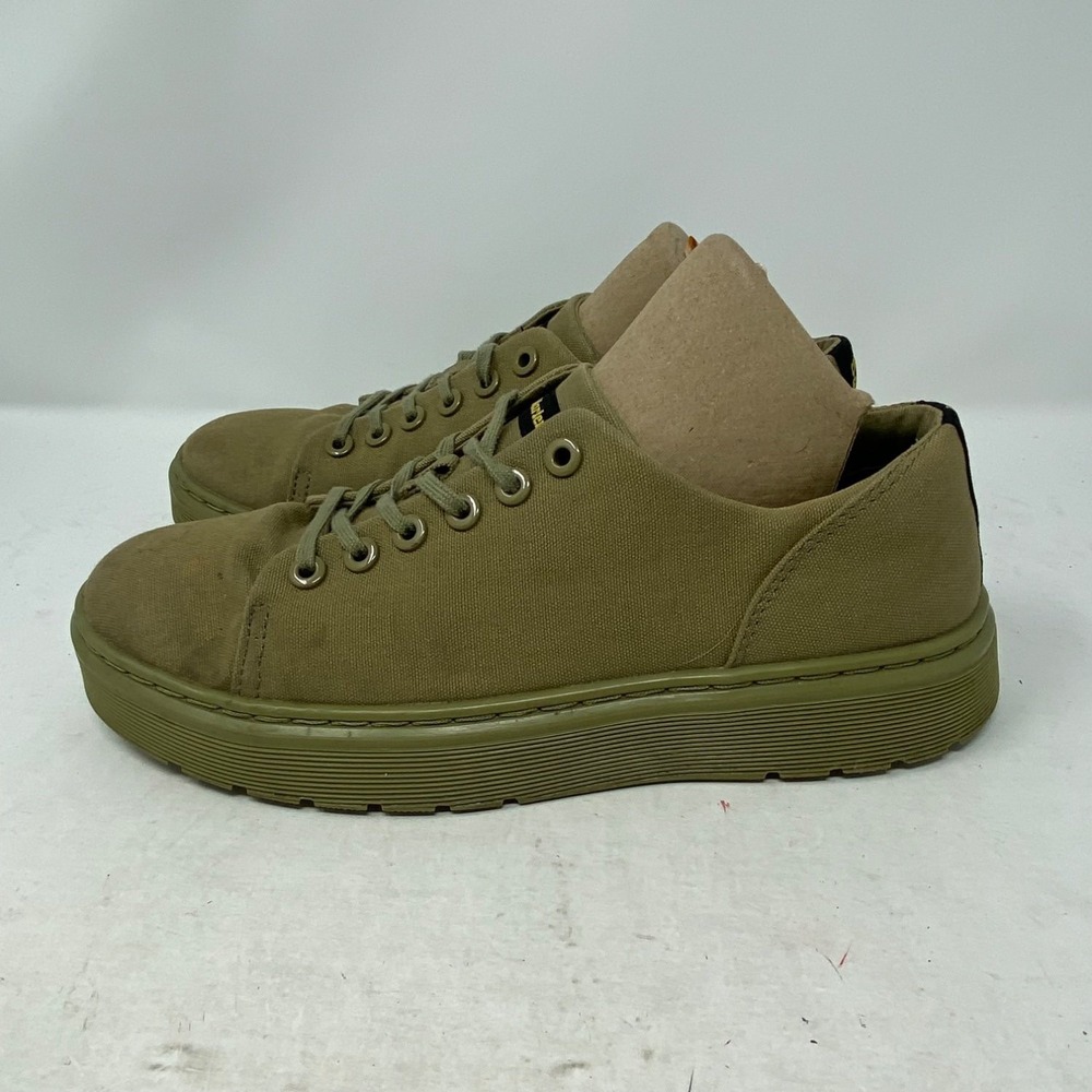 Dr. Martens Dante Womens Size 9 Green Canvas Oxford Casual Sneakers SH11Y